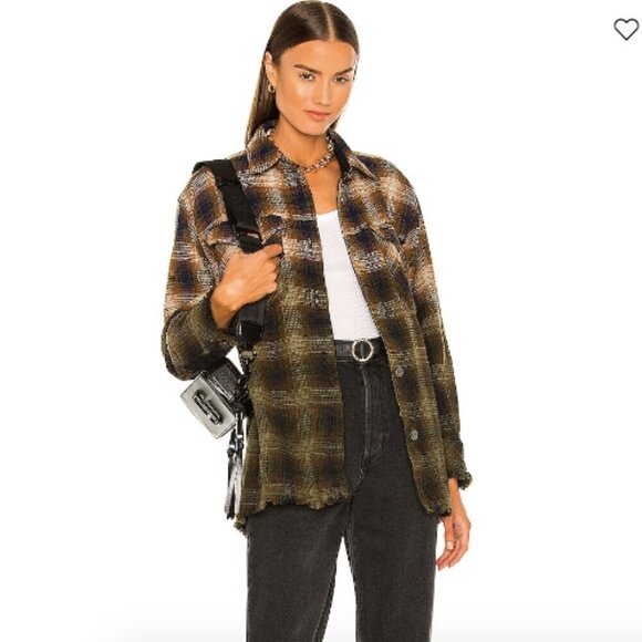 We The Free Anneli Plaid Shirt Jacket XL - Picture 2 of 11